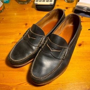 Rancourt and Co. Black chromexcel loafers mens 11.5 D made in Maine USA.